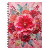 Luxe Bloemendroom met pastelbloemen & Abstract Notitieboek (Voorkant)