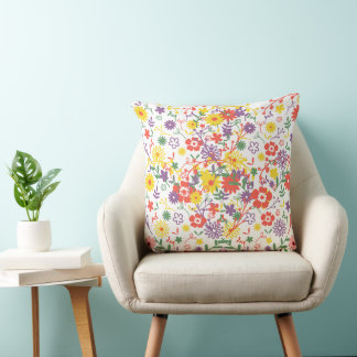 🌸 Luxe Bloemenkussen dat direct je interieur verh Kussen