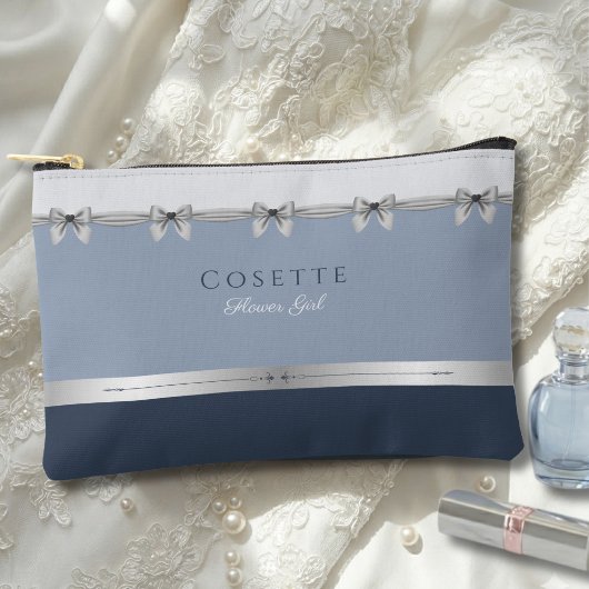 Luxe Bloemenmeisje | Leigrijs Coquette Etui