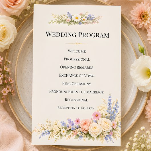 Luxe Bloemenweide Met Romantische Bloemen