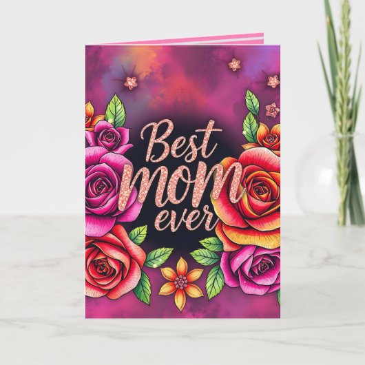 Luxe Bloemige Moderne Cadeaucollectie Kaart (Voorkant)