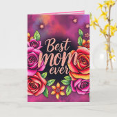 Luxe Bloemige Moderne Cadeaucollectie Kaart (Gele Bloem)