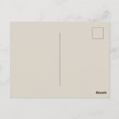 Luxe Bloemige Trouwuitnodiging Briefkaart (Achterkant)