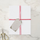 Luxe Bloemige Trouwuitnodiging Cadeaulabel (Met Touw)