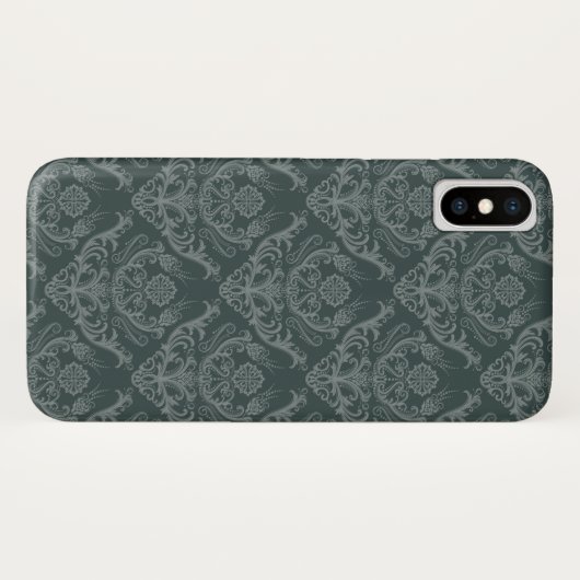 Luxe bloemkolenbehangselpapier Case-Mate iPhone case (Achterkant (horizontaal))