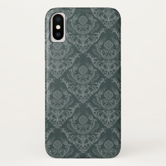 Luxe bloemkolenbehangselpapier Case-Mate iPhone case (Achterkant)
