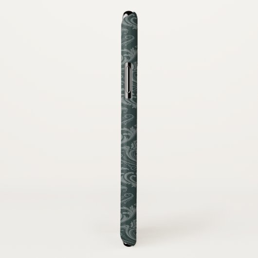 Luxe bloemkolenbehangselpapier Case-Mate iPhone case (Achterkant / rechts)