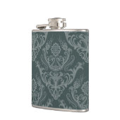 Luxe bloemkolenbehangselpapier heupfles (Links)