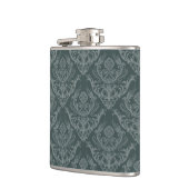 Luxe bloemkolenbehangselpapier heupfles (Links)