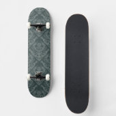 Luxe bloemkolenbehangselpapier persoonlijk skateboard (Voorkant)