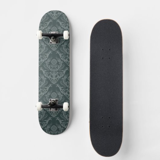 Luxe bloemkolenbehangselpapier persoonlijk skateboard (Voorkant)