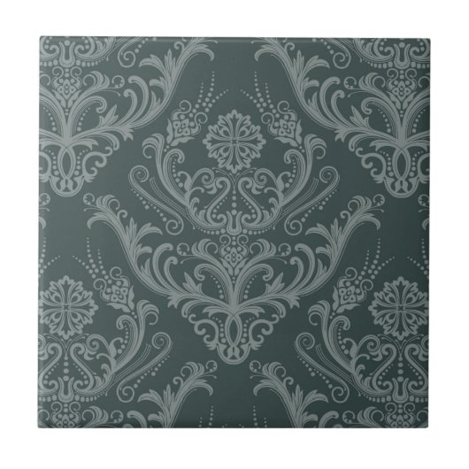 Luxe bloemkolenbehangselpapier tegeltje (Voorkant)