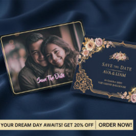 Luxe Bloemstuk Save The Date