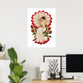 Luxe Bloemstuk Wandkunst Poster (Thuiskantoor)