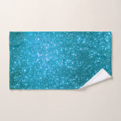 Luxe Blue Glitter Bath Towel set Bad Handdoek (Handdoek)