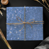 Luxe Blue Glitter Sparkle Inpakpapier Vel