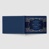 Luxe Blue Wedding Guestbook Gastenboek (Volledig)