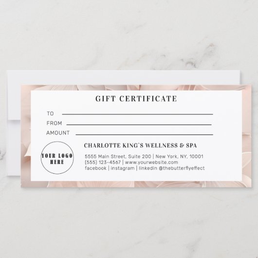 Luxe, Blush-Beige, Bloem, Logo (Voorkant)