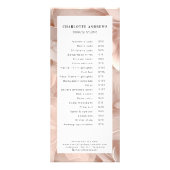 Luxe, Blush-beige, Bloem, Salon Reclamekaart (Voorkant)