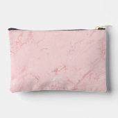 Luxe Blush Roze Marmer Handtekening Naam Etui (Achterkant)