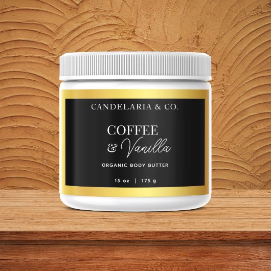 Luxe Body Butter Label Sticker Verpakking