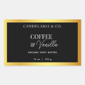 Luxe Body Butter Label Sticker Verpakking (Voorkant)