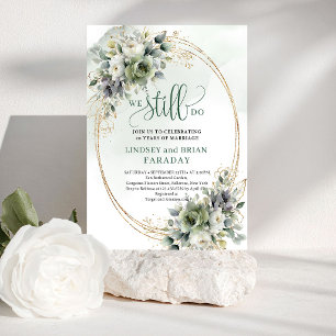 Luxe Boheemse Eucalyptus Huwelijksbelofte Vernieuw Kaart