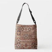 Luxe Boho Crossbody tas met authentieke Amazigh (Achterkant)
