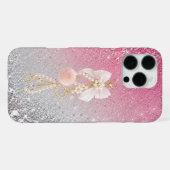 Luxe Boog Parel iPhone 16 Pro Max Hoesje Esthetisc (Achterkant horizontaal)