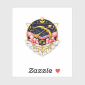 Luxe Boogschutter Goud Boogschutter Geometrische S Sticker (Vel)