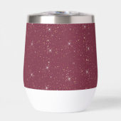Luxe bordeauxsprankeling goud glitter confetti (Voorkant)