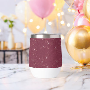 Luxe bordeauxsprankeling goud glitter confetti
