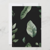 LUXE BOTANICAL BLACK SAGE BIRTHDAY KAART (Achterkant)