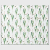 LUXE BOTANICAL EUCALYPTUS WHITE WRAPPING PAPER CADEAUPAPIER (Vlak)
