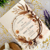 Luxe Botanische Elegante Sophisticated Wedding Kaart