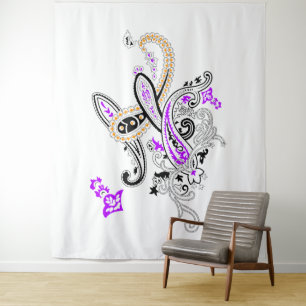 Luxe Botanische Paisley Collectie Wandkleed