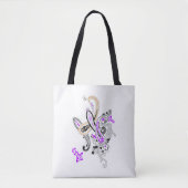 Luxe Botanische Paisley Tassen Tas (Voorkant)