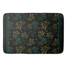 Luxe botanische patroon van gouden en groene blade