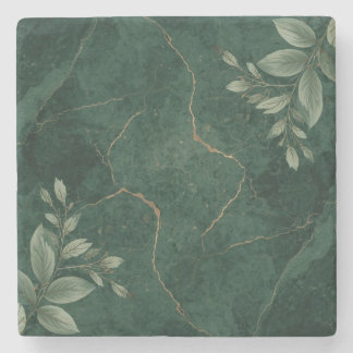 Luxe Botanische Stenen Decoratie Onderzetter