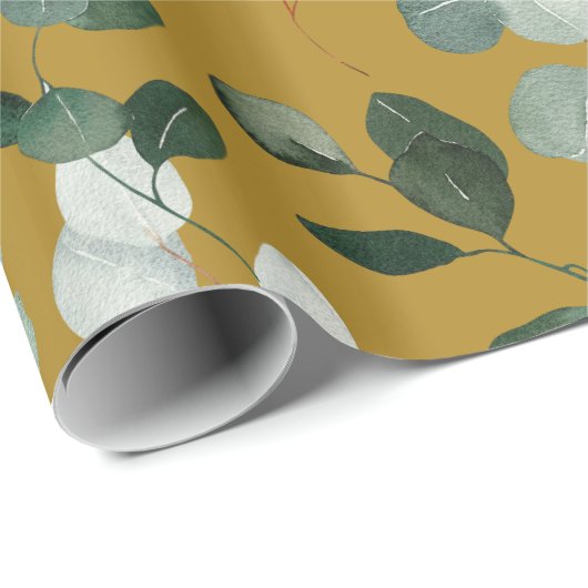 LUXE BOUQUET GOLD WRAPPING PAPIER GIFT WRAP (Rol Hoek)