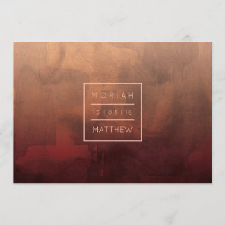 Luxe Bourgondië en Blush redden de datum Save The Date