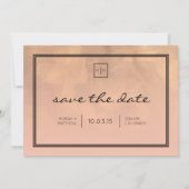 Luxe Bourgondië en Blush redden de datum Save The Date (Achterkant)
