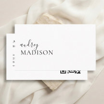 Luxe Boutique Kalligrafie QR Code Wit
