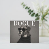Luxe Boxer Hond Portret Briefkaart (Staand voorkant)