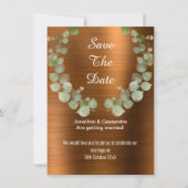 LUXE BRONZE EUCALYPTUS WREATSEN DE DATUM OP (Voorkant)