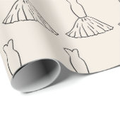 Luxe bruidsjurken Huwelijkscadeaus naadloos Cadeaupapier (Rol Hoek)