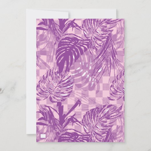 Luxe bruiloft briefpapier dat de perfecte set save the date (Achterkant)