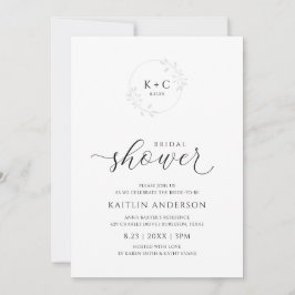 Luxe Bruiloft Feest Elegante Romantische Calligraf Kaart