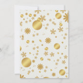 Luxe bruiloft marine blauwe kalligrafie, gouden kaart (Achterkant)