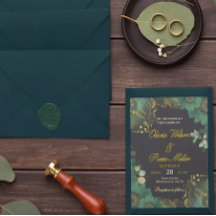 LUXE BRUILOFT UITNODIGING